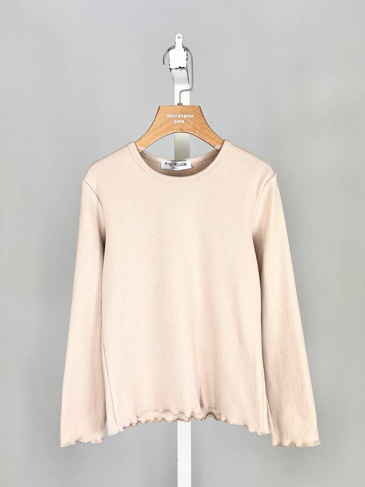 MINI MIGNON PARIS - Wholesale T-Shirt - Kids - Girls' long sleeve cotton ribbed t-shirt9