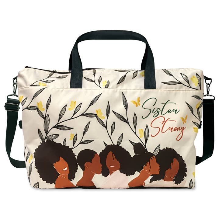 Sac de sport de voyage Sister Strong pour la vente par Shades of Color, LLC