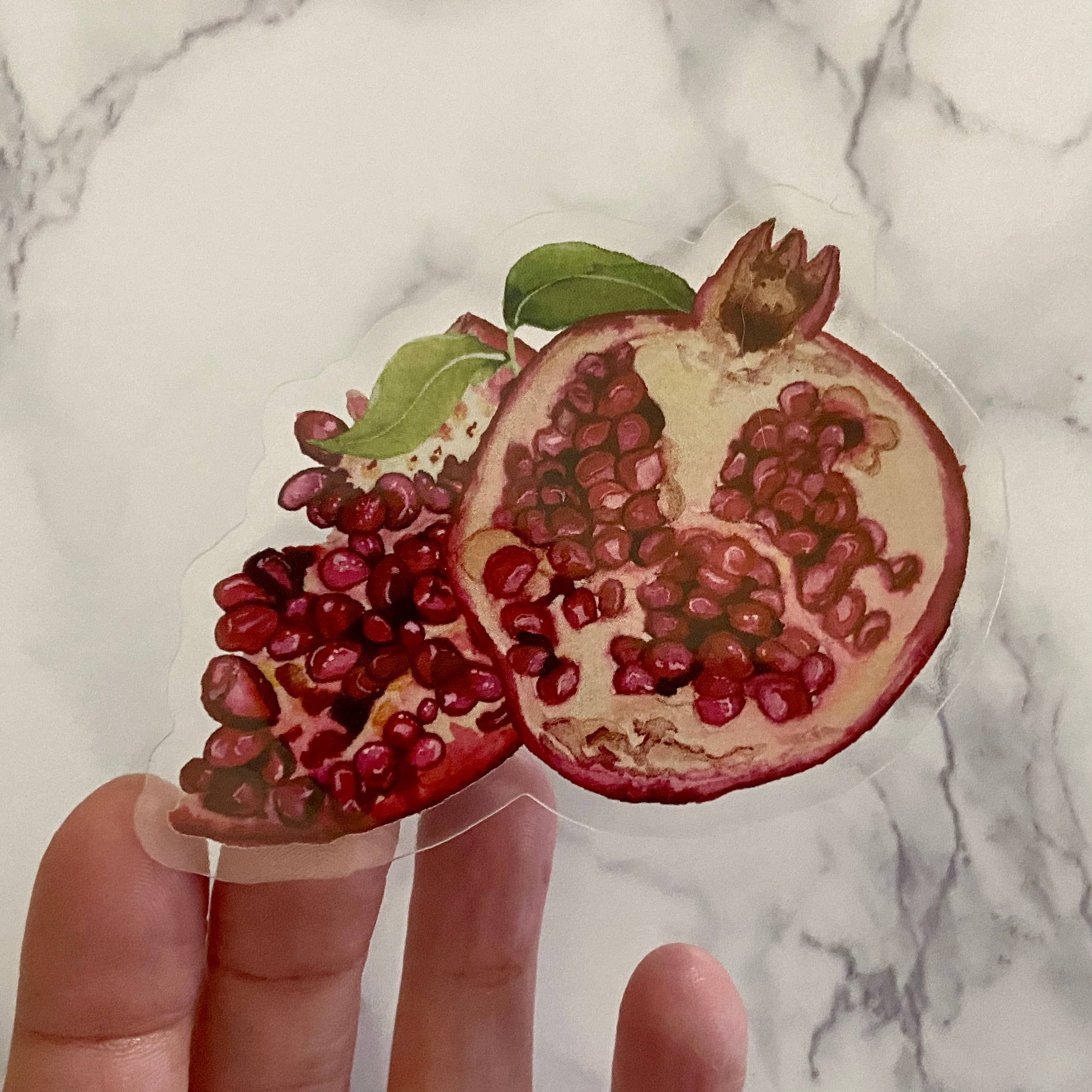 Alice LeFae - Vente Autocollant - Autocollant en forme de grenade | symbolisme de Perséphone et Hadès3