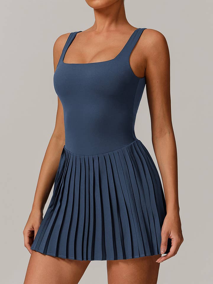 Crave by FW - Vente Robe de sport – femme - Robe de tennis une pièce avec short intégré et poches16
