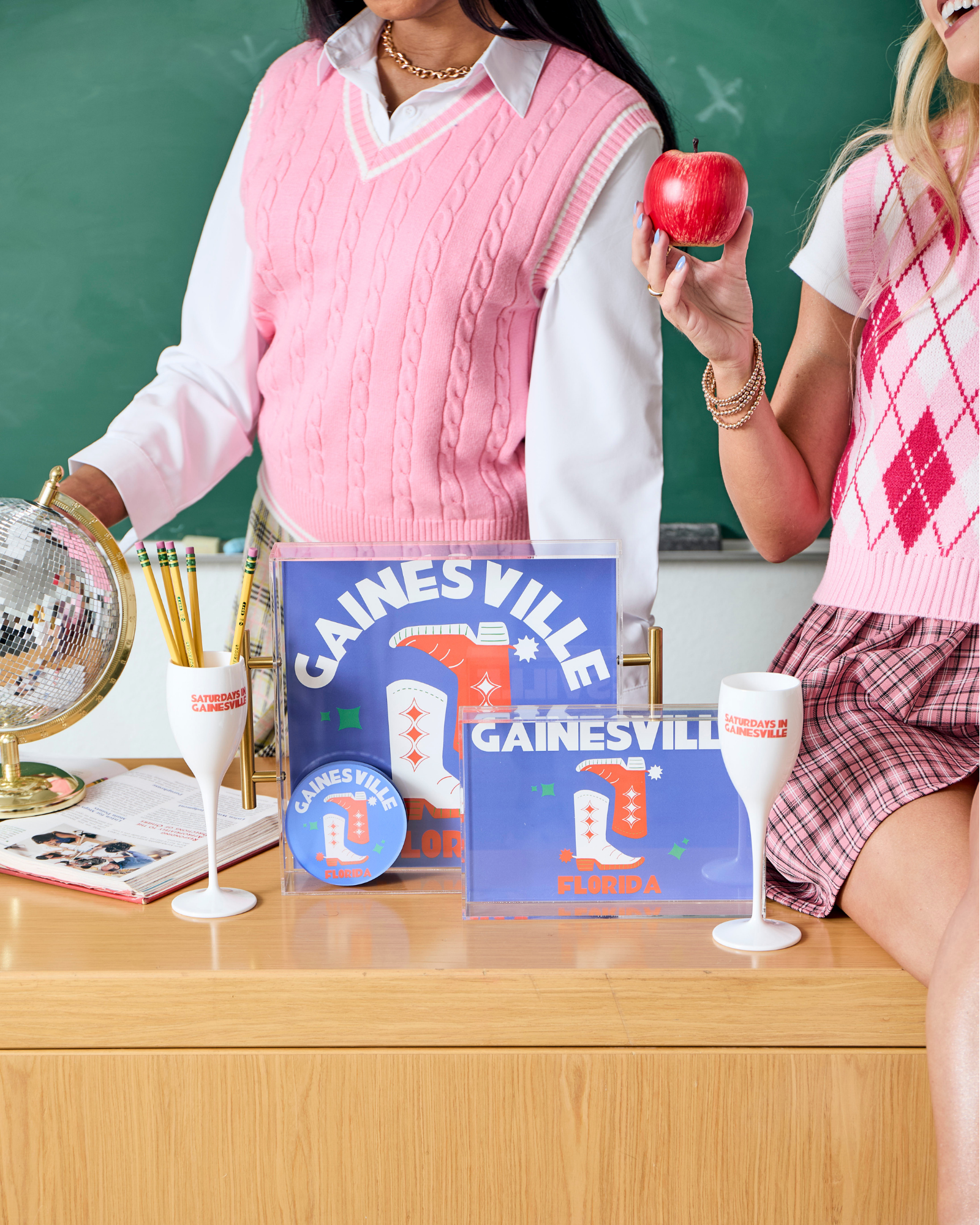 Tart By Taylor - Wholesale Serving Tray - Gainesville | Large Acrylic Tray With Gold Handles2