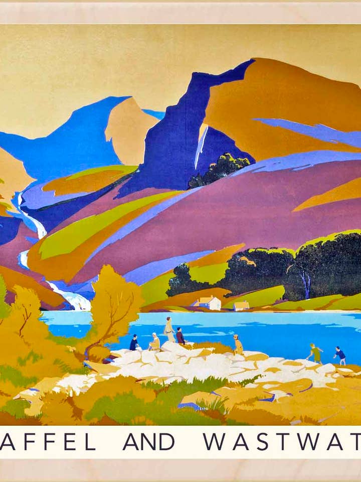 The Lake District - Eco-friendly cards & magnets for wholesale by THE WOODEN POSTCARD COMPANY