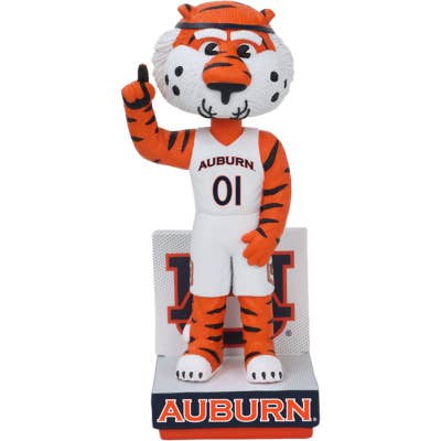 National Bobblehead Hall of Fame and Museum - Wholesale Decorative Figurine - Aubie the Tiger Auburn Tigers Mascot Basketball Jersey Bobbleheads