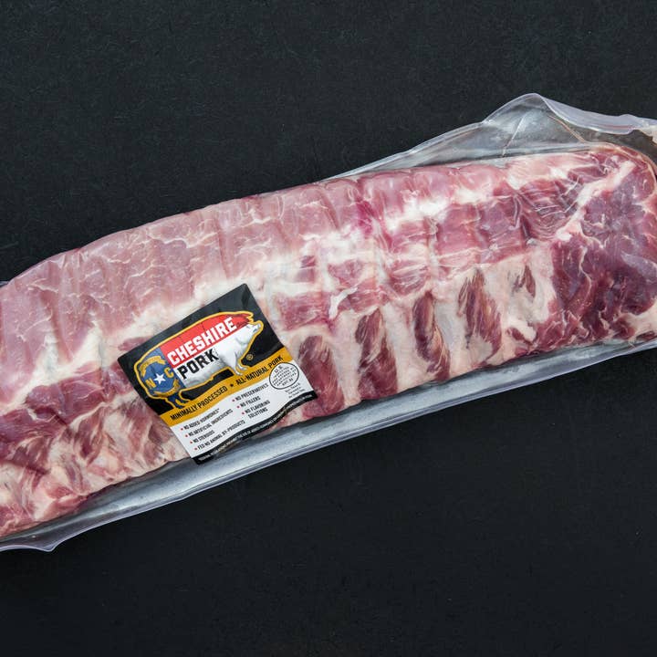 Côtes de porc, 1 carré par paquet pour la vente par Cheshire Pork