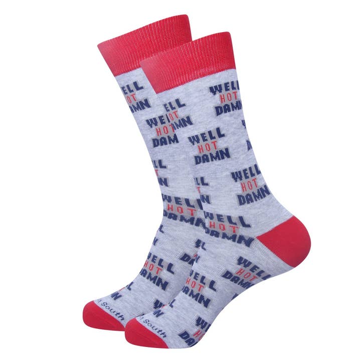 Barrel Down South – wholesale Socks – Unisex – Well Hot Damn Socks