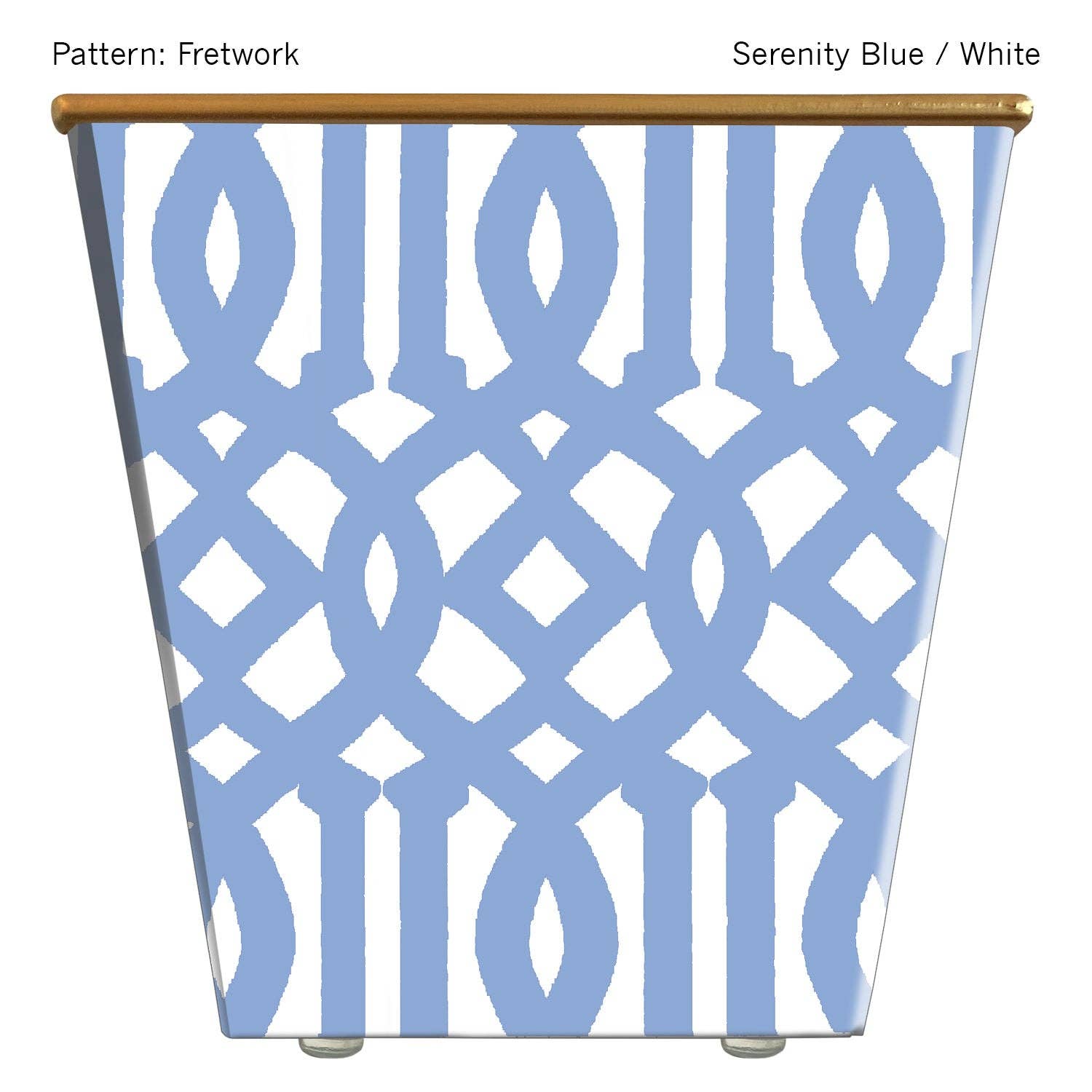 Hedge Farm Candles and Containers - Wholesale Plant Pot - Fretwork Cachepot Container Only13