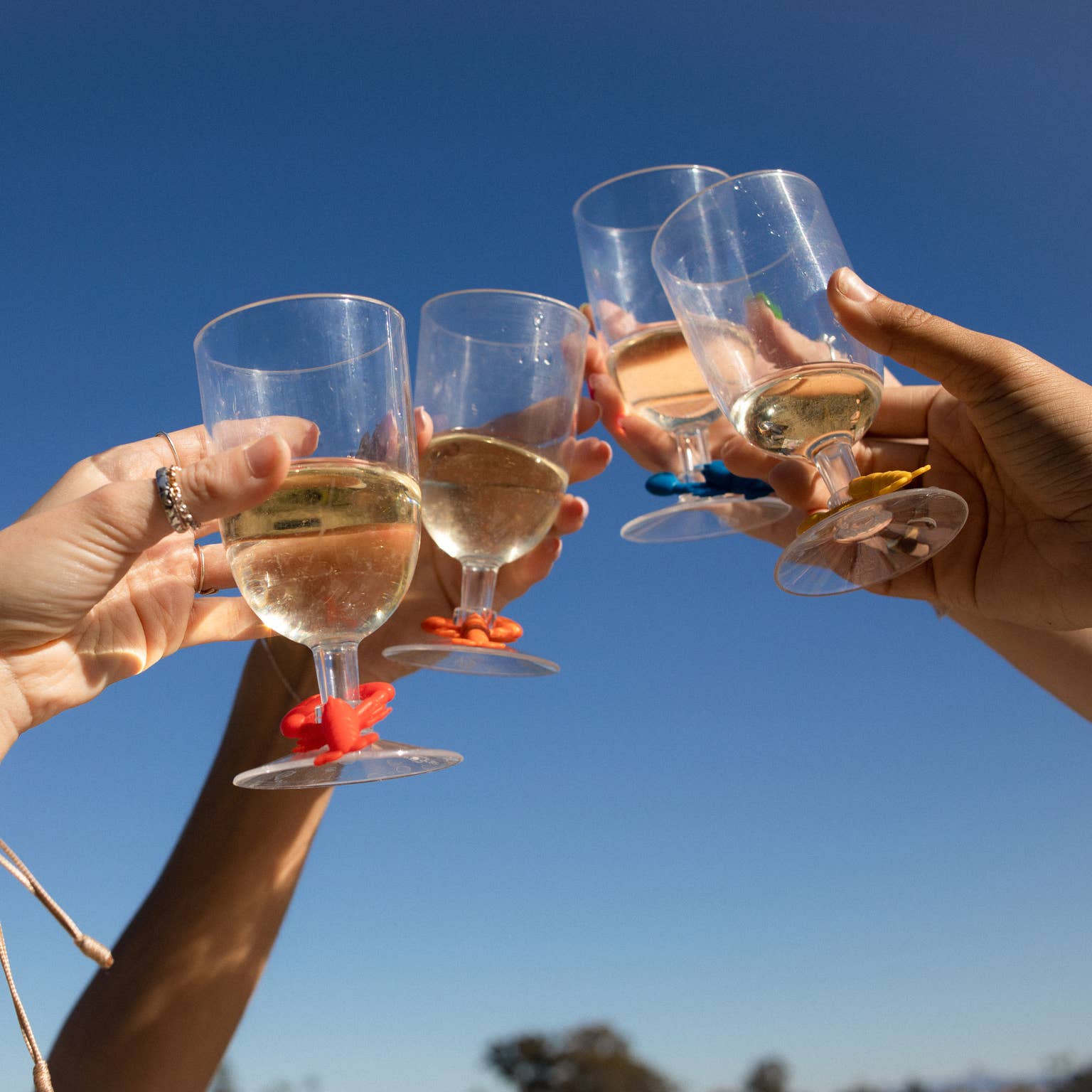 Fred & Friends - Wholesale Wine Charm - PARTY PINCHERS - Lobster Drink Markers - Set of 62