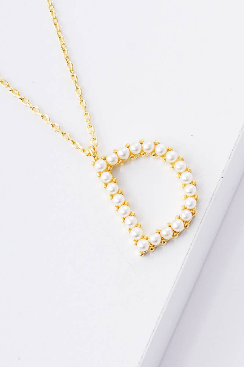 OHBOOBA DESIGN - Vente Colliers à pendentif - Collier initial en perles plaquées or6