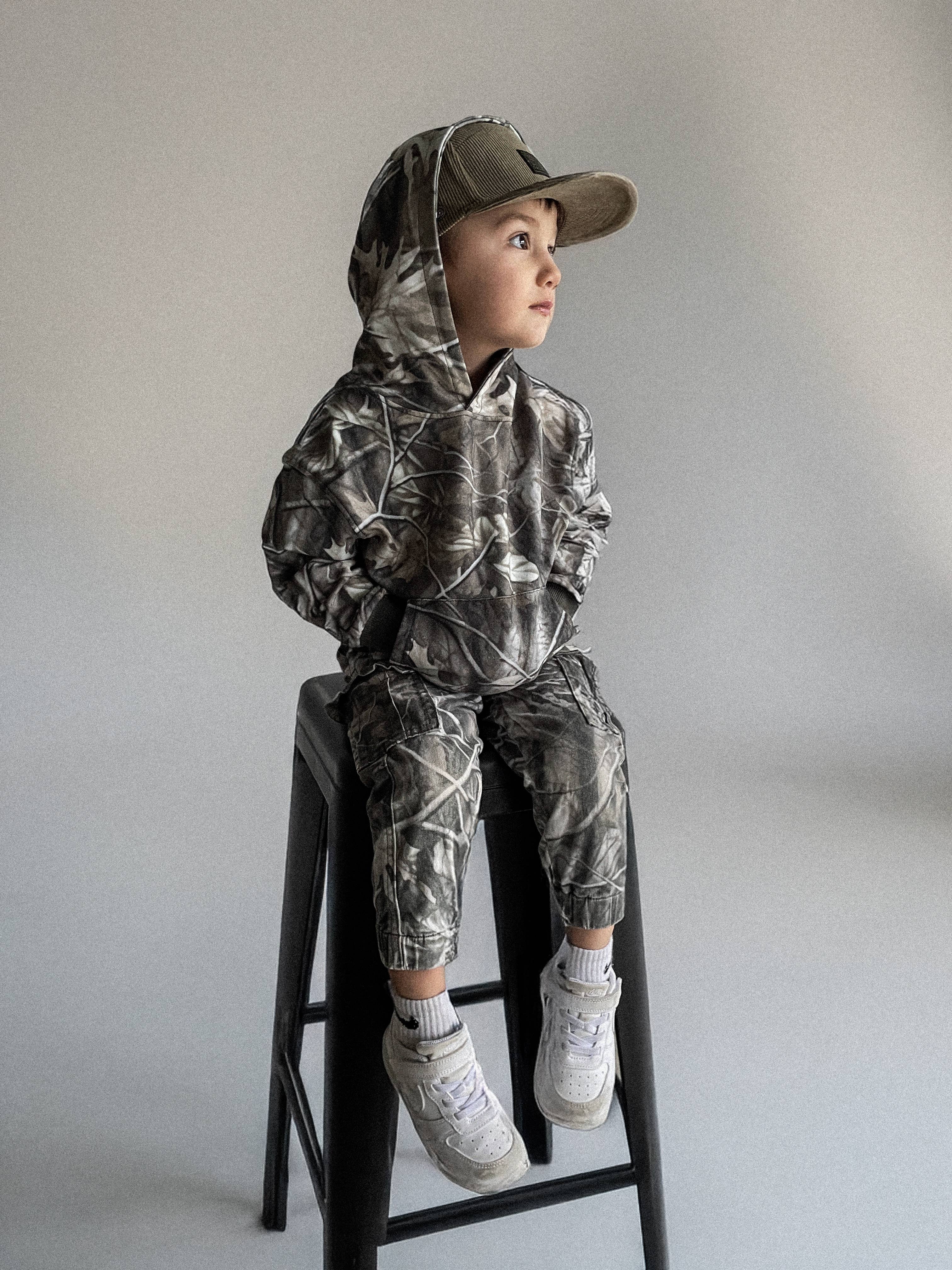 Lucky Link - Wholesale Hoodie - Kids - Toddler Leaf Camo Hoodie