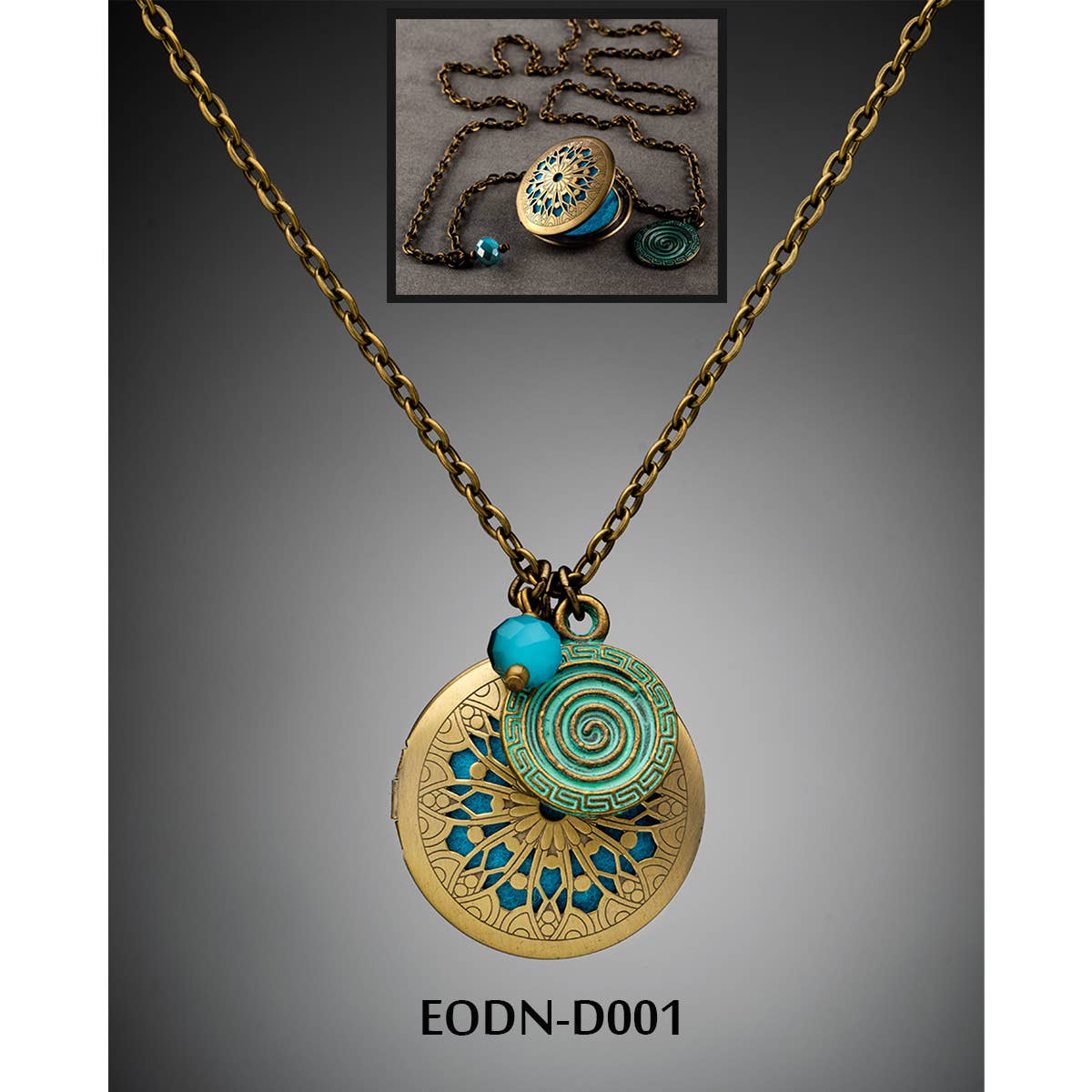 AAOTE - Wholesale Aromatherapy Necklace - Valentine Gift Aromatherapy Diffuser Locket on long chain13