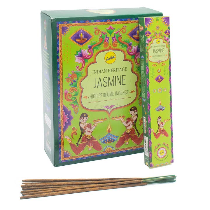 Inc. Ind. Heritage Jasmine 15g (12 units) for wholesale by Esoterica Arte