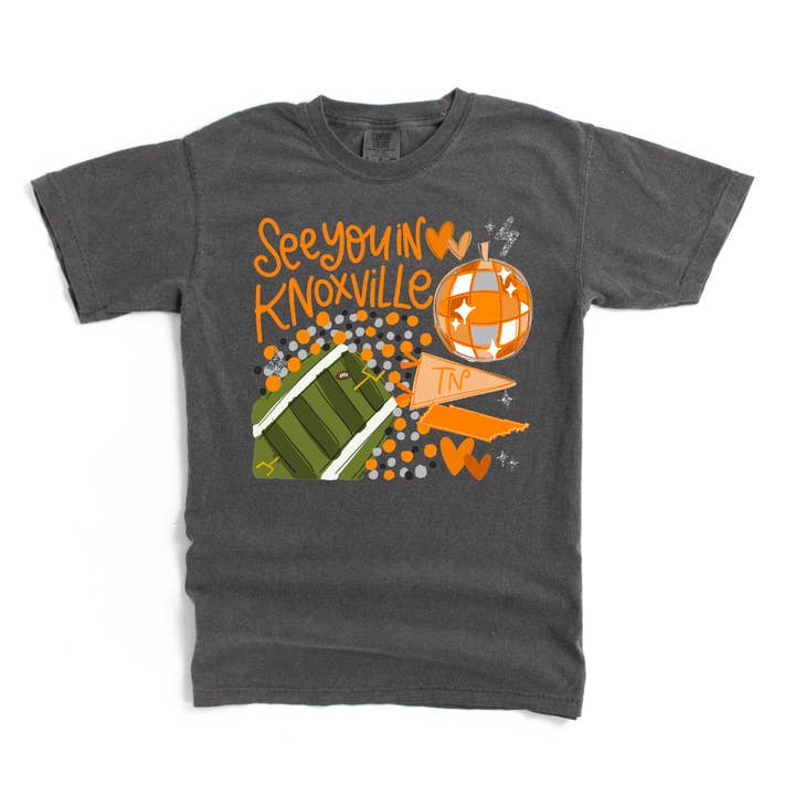 Doodles By Rebekah - Wholesale Screen Printed T-Shirt - Unisex - See You in Custom School Color Tee2