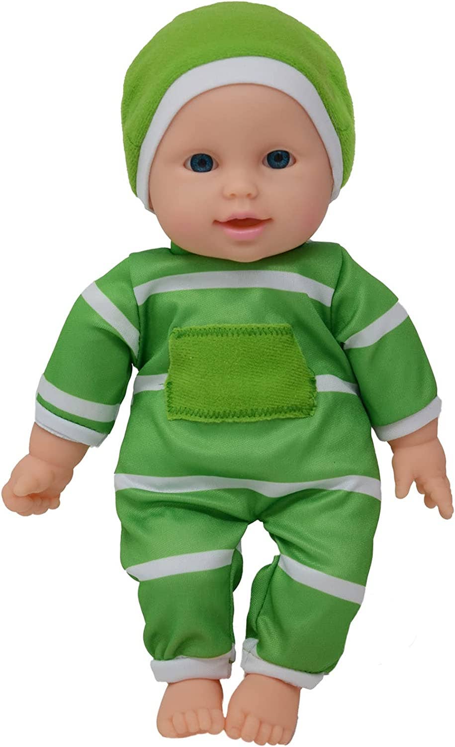 The New York Doll Collection - Wholesale Doll - Kids - The New York Doll Collection 11" Doll Striped W/ Pacifier7