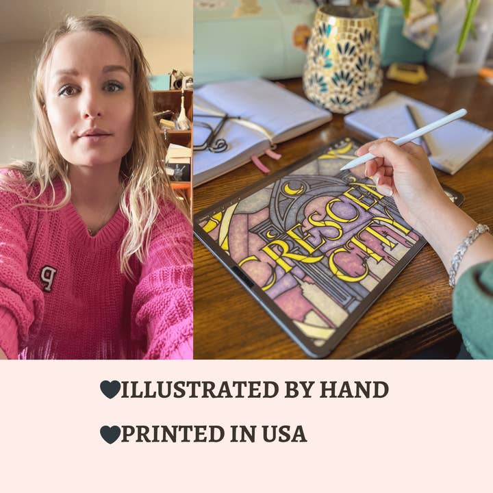 Well Read Babes - Wholesale Calendar - Stained Glass Art Calendar Gift 2026 Fridge Magnet Calendar8