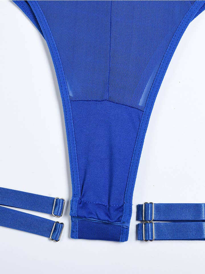 Tourtiwi - Wholesale Lingerie Bodysuit - Women's - Sexy Mesh Halter Lingerie Bodysuit45