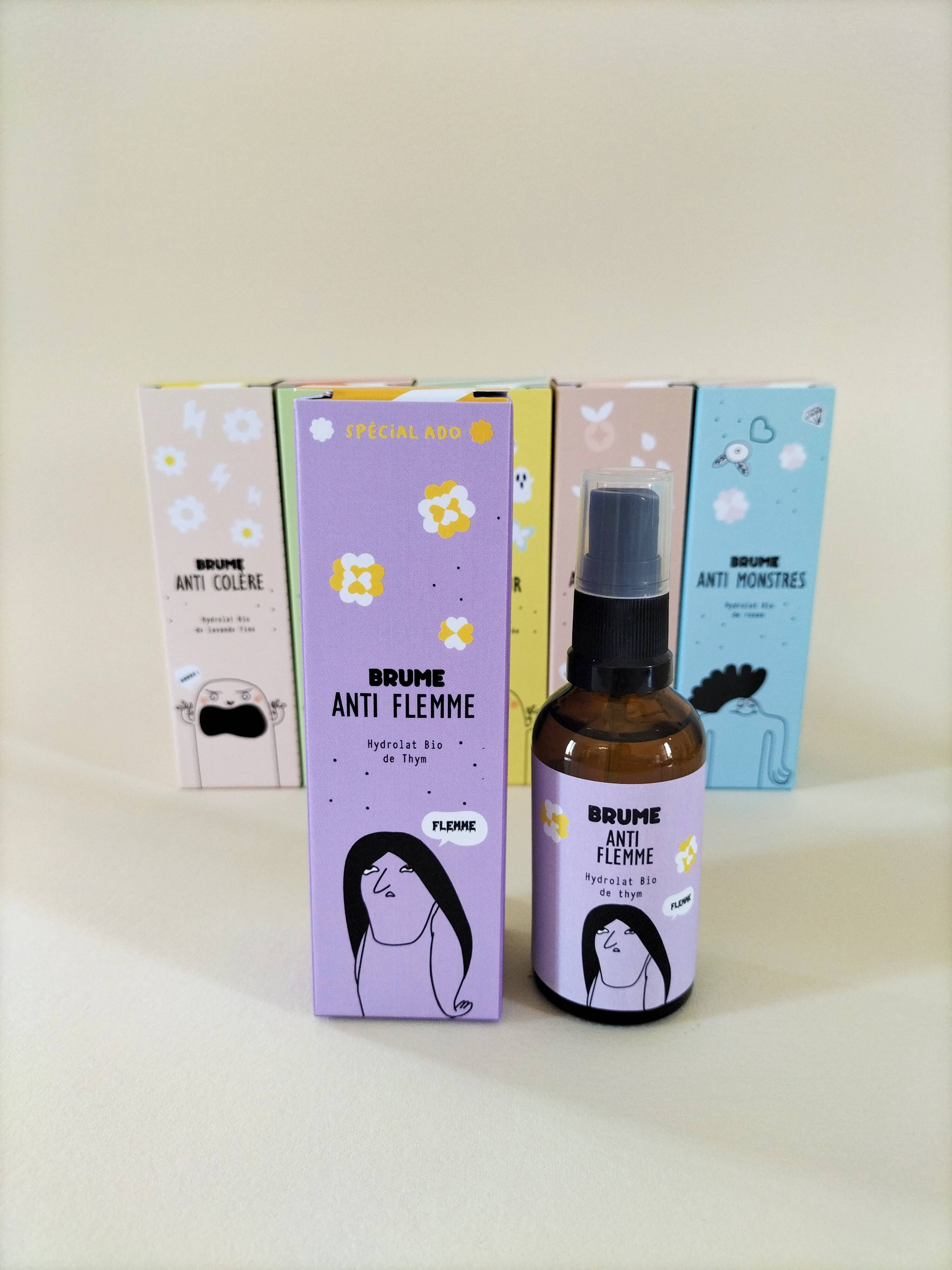 Pamela Loops - Wholesale Kamer- en linnenspray - Brume anti-moeheid voor tieners met biologische tijmhydrolysaat2