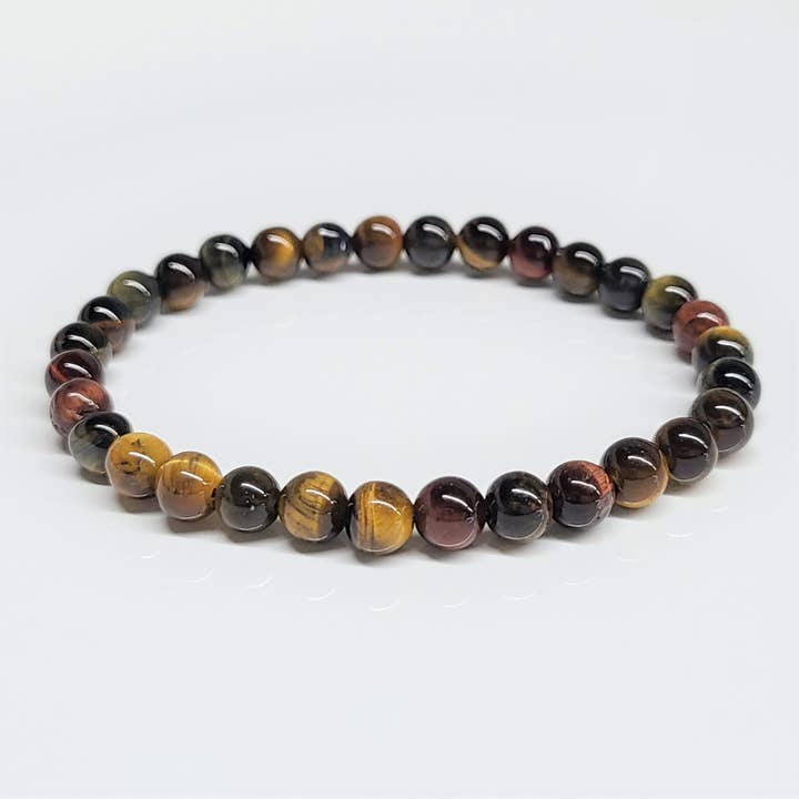 Pulseiras Tigre Olho Tigre (Multi-Cor) por atacado de Best South Gems