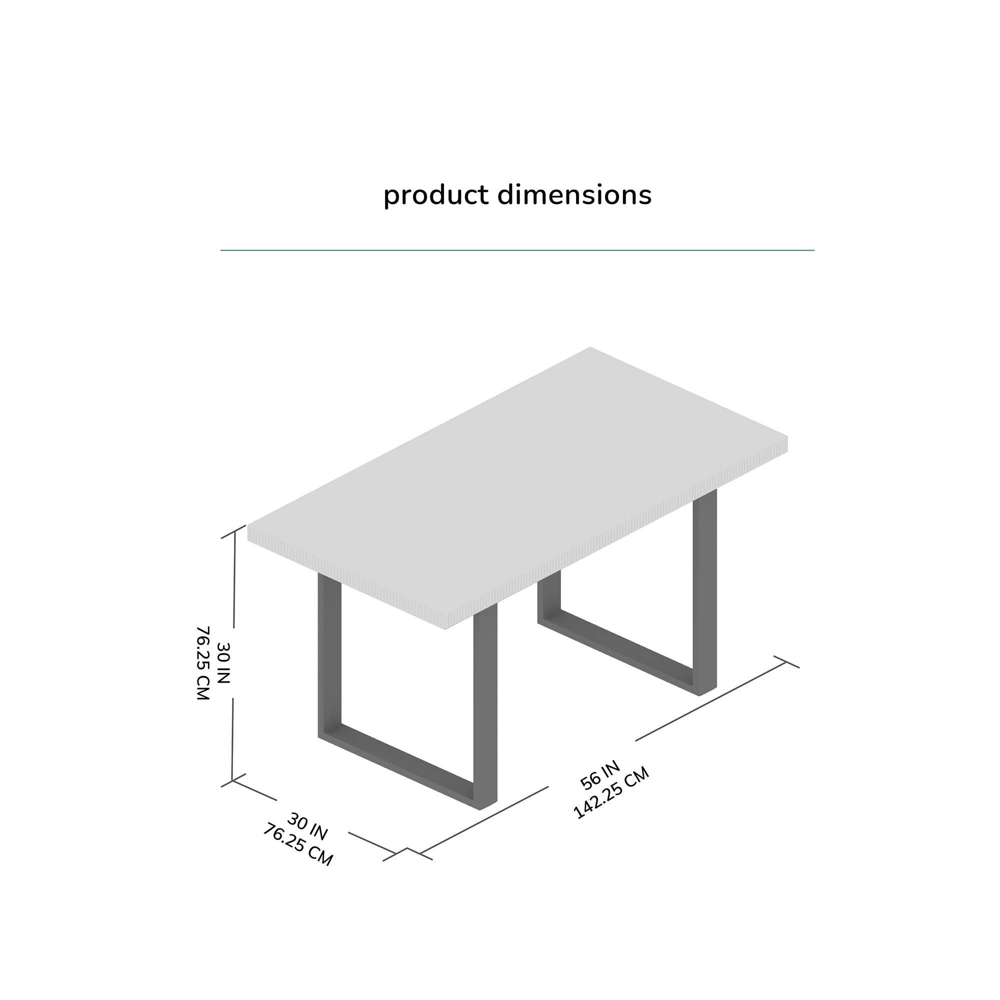 MH London - Vente Sous-main - Bureau d'ordinateur en bois massif Ancona29
