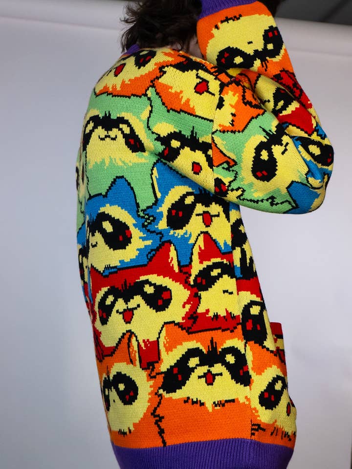 Steady Hands - Vendita all'ingrosso Cardigan - Donna - Cardigan Procione Arcobaleno4