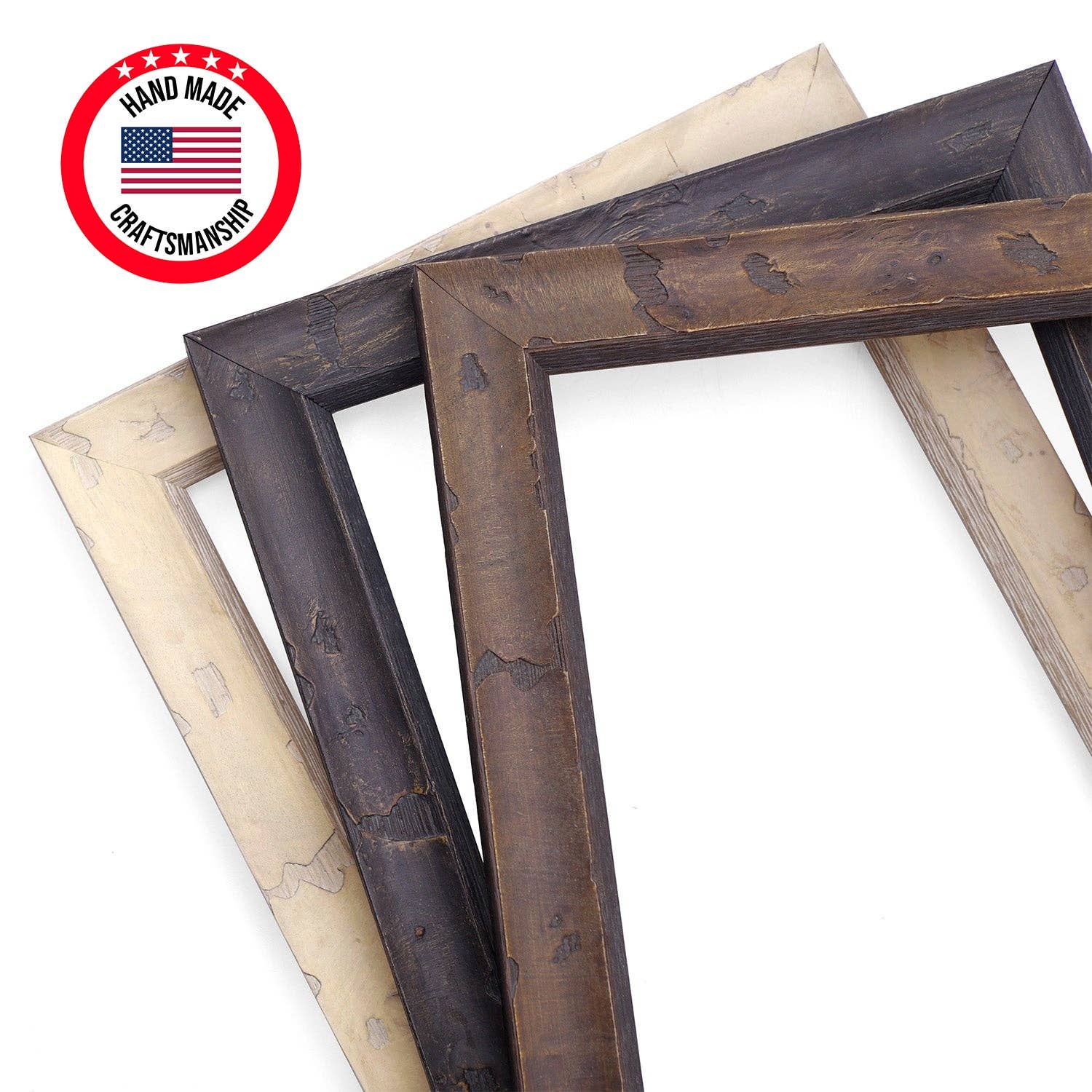 Brown Rustic Distressed Wood Picture Frame for wholesale on Faire9