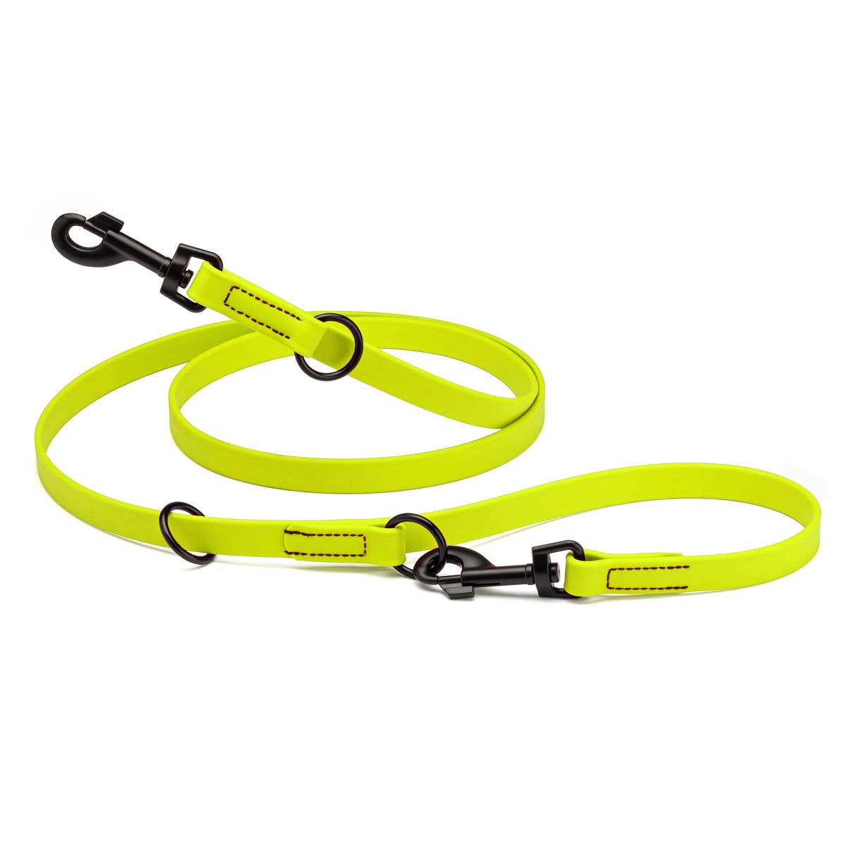 Dogline – wholesale Pet leash – Dog – Biothane Adjustable Multi-Purpose Dog Leash with Black Hardware, 7FT19