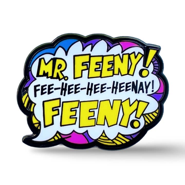 “MR. FEENY!” Nostalgic 90’s Boy Meets World Enamel Pin for wholesale by Millypins