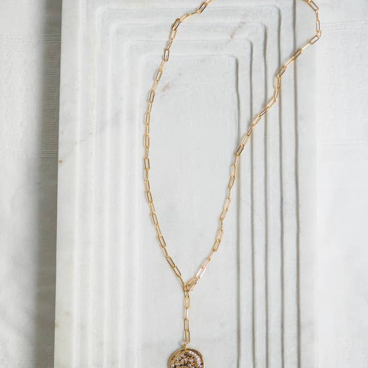 Reva Grey - Wholesale Pendant/Charm Necklace - Blair Coin Necklace