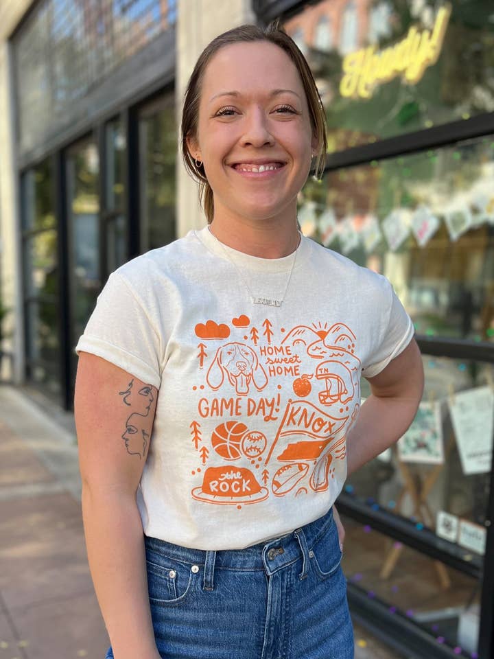 Paris Woodhull Illustrations - Wholesale Screen Printed T-Shirt - Unisex - Sports Ball - T-Shirt