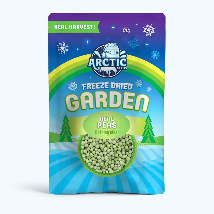 Arctic Farms - Wholesale Dried/Dehydrated Vegetables - Arctic Farms Garden Freeze Dried Peas (Real Veggie)1