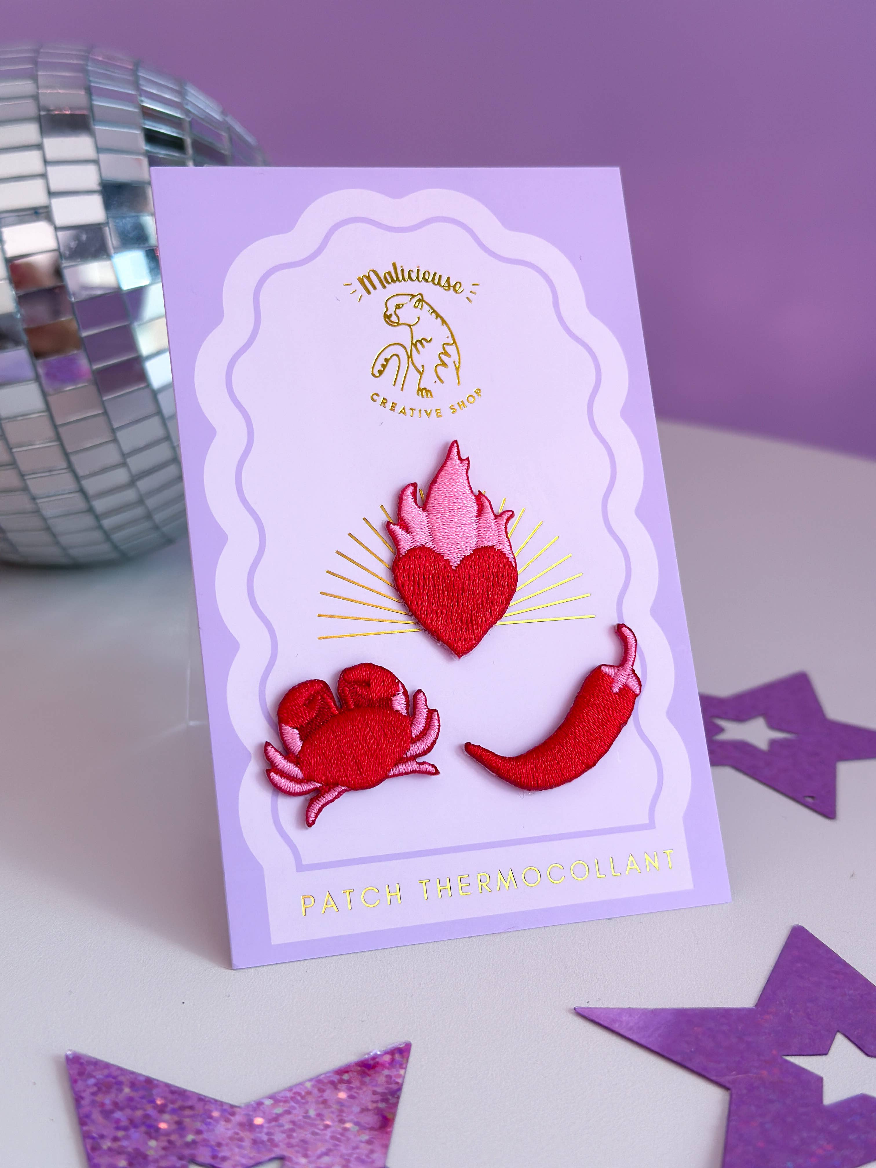 MALICIEUSE – Großhandel Aufnäher – Mini Krabben-Aufnäher5