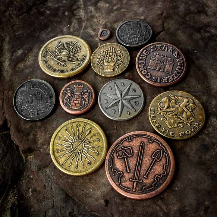 Shire Post Mint - Wholesale Keepsake Coin/Token - Set of 11 Pre-Conquest Westeros Coins