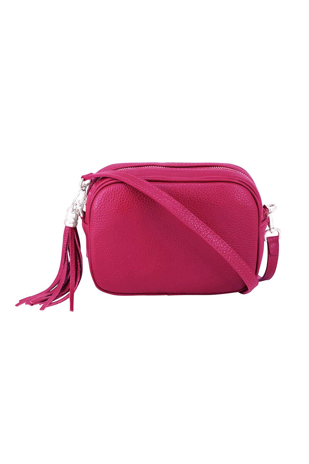 Ellas Trading - Wholesale Crossbody Bag - Women's - Italian Leather Camera Crossbody Bag with Tassel Charm16