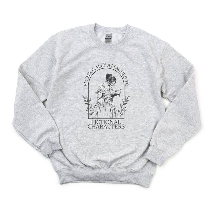 Sweatshirt emotioneel gehecht aan fictieve personages voor wholesale door Boho Bailey