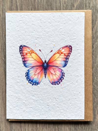 Butterfly Everyday Card for wholesale by The Flora Page
