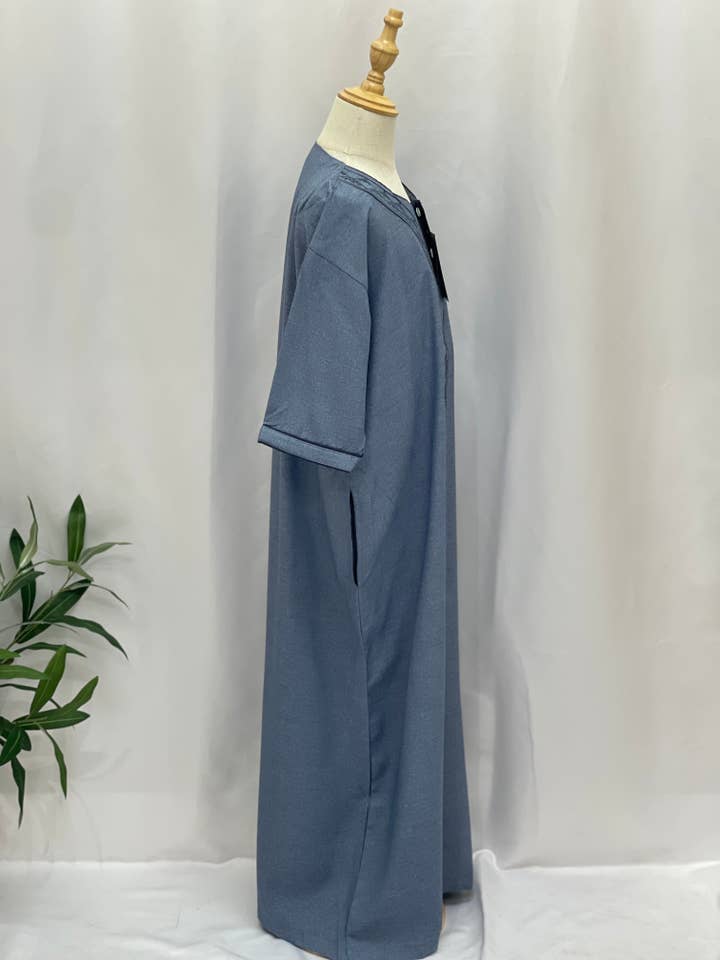 Palestinian Elegance - Wholesale Dress - Kids - Kids' High-Quality Thobe - Multiple Sizes and Colors