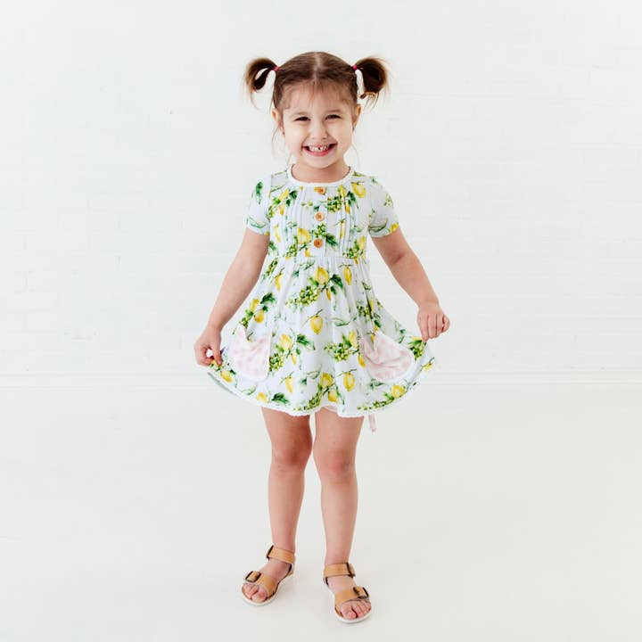 Completo Pink Lemonade Lemons & Gingham Bamboo Sweetheart Set per la vendita all'ingrosso da parte di Dreamiere