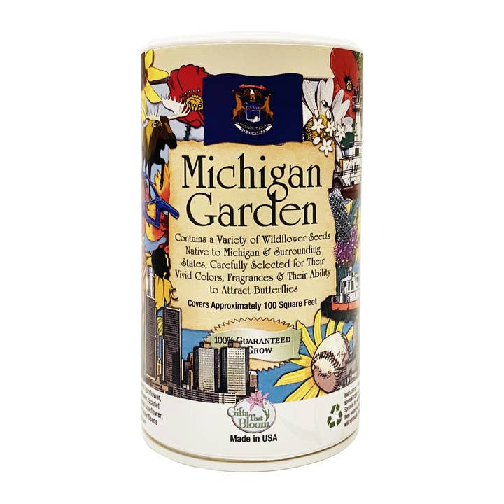 Michigan Garden Shaker Can for wholesale by Gifts That Bloom