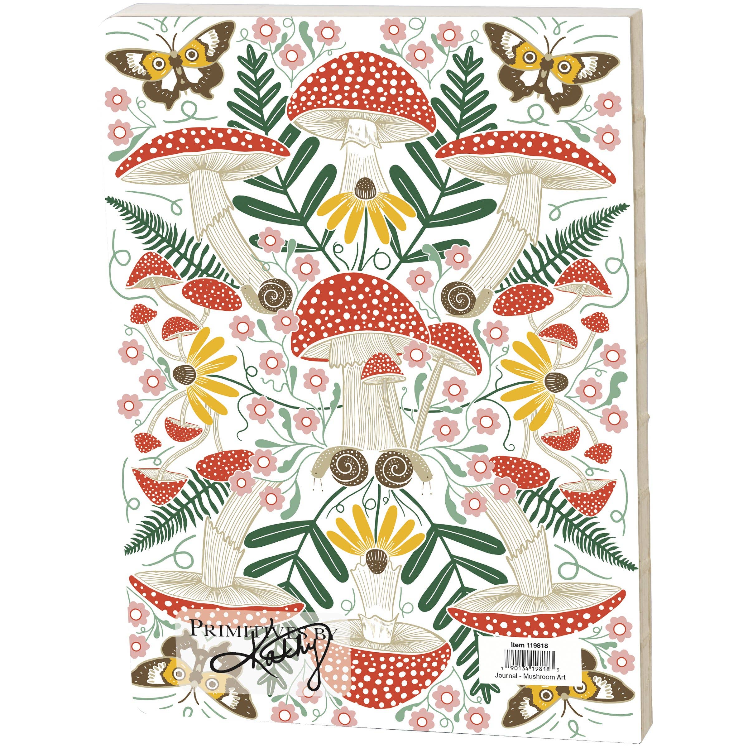 Primitives by Kathy - Wholesale Stationery/Notecard Set - Mushroom Art Journal1