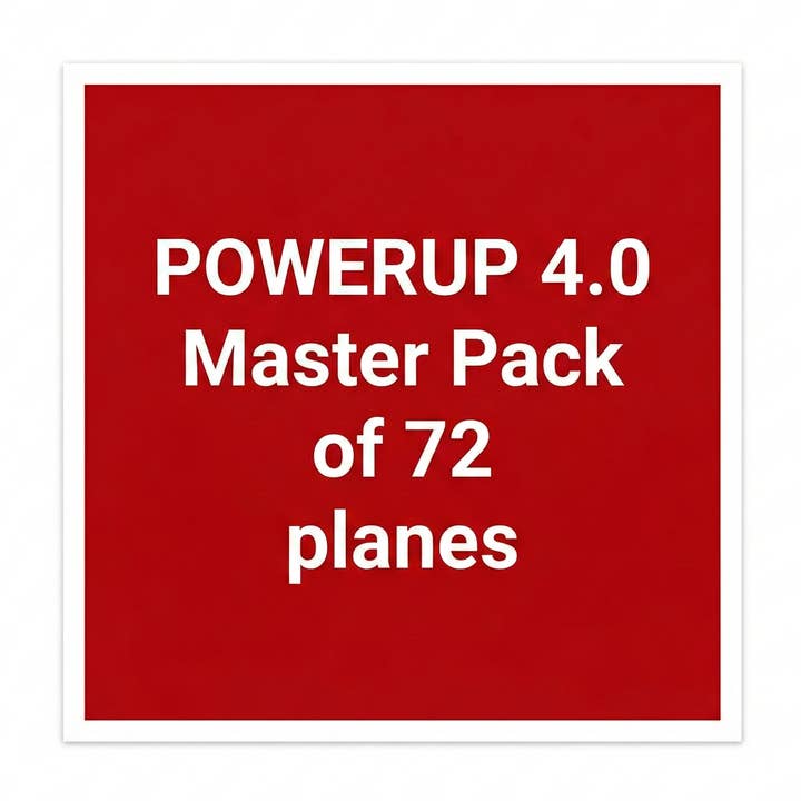 POWERUP 4.0 Rouge - Moteur Principal - PACK MAÎTRE - Recharge pour la vente par PowerUp Toys