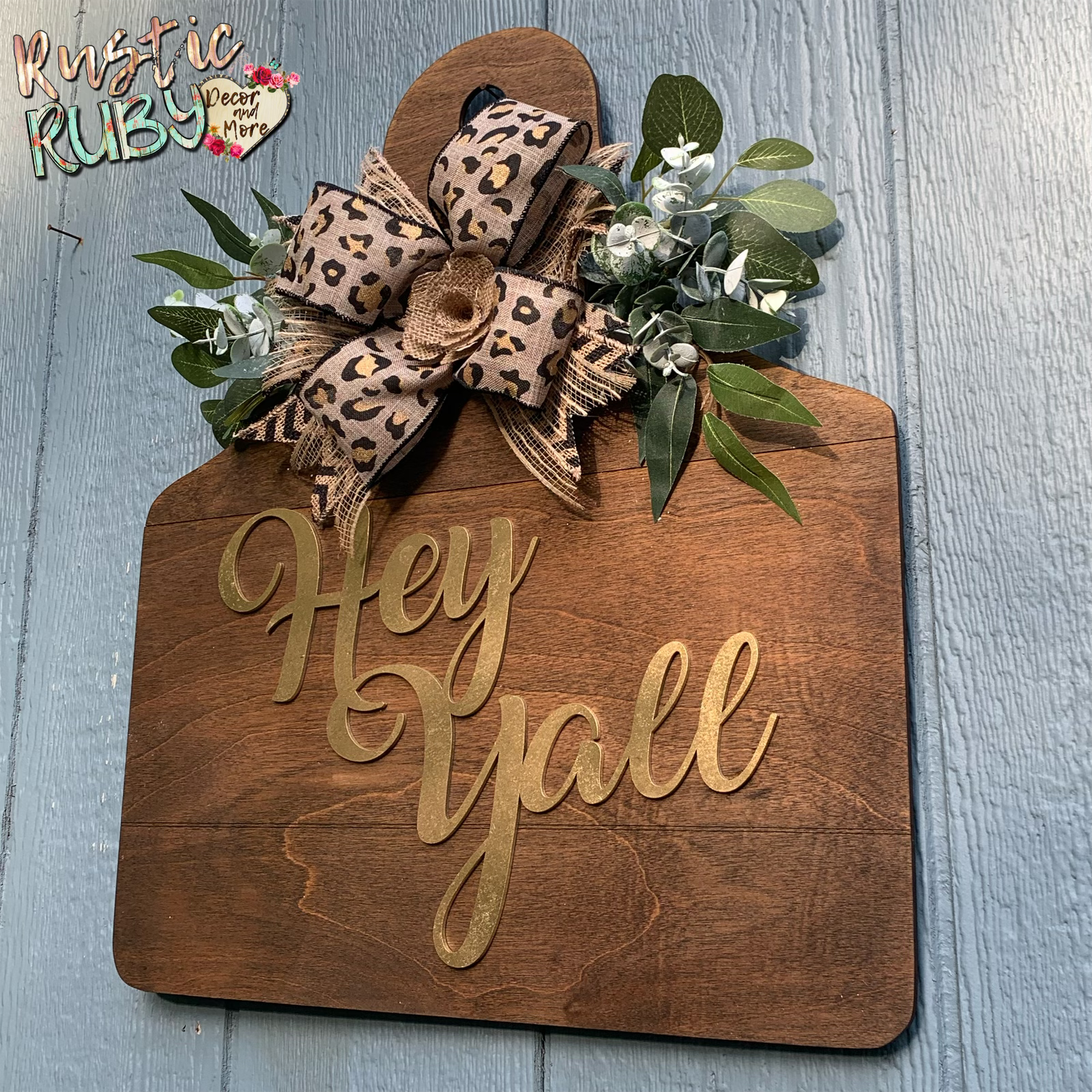 Rustic Ruby Decor and More LLC - Wholesale Door Hanger - Ear Tag Door Hanger1