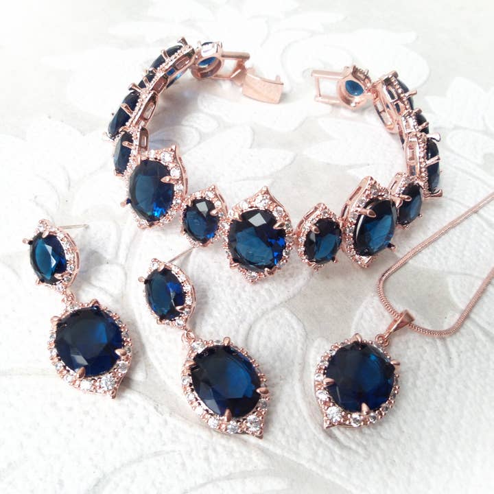 Dalfiya – wholesale Smycken – Grand Parure brud smycken set för viktoriansk brud eller balen