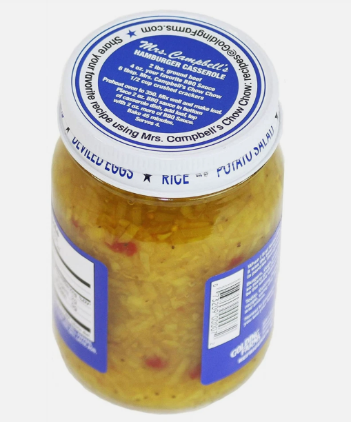 Wholesome Good - Wholesale Relish - Mrs. Campbell's Sweet Chow Chow / 16 oz per unit3