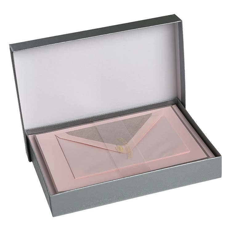 Royal Posthumus - Venta al por mayor Conjunto de papelería y tarjetas - Royal Posthumus Crown Mill | 25 hojas membretadas y sobres A5 con bordes y forro de color4