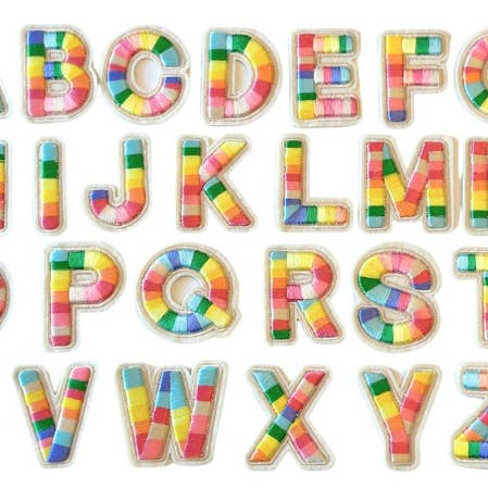 Camel Threads - Vente Écusson - Alphabet autocollant de 2,5 pouces « A à Z, 26 lettres par paquet », 30$1