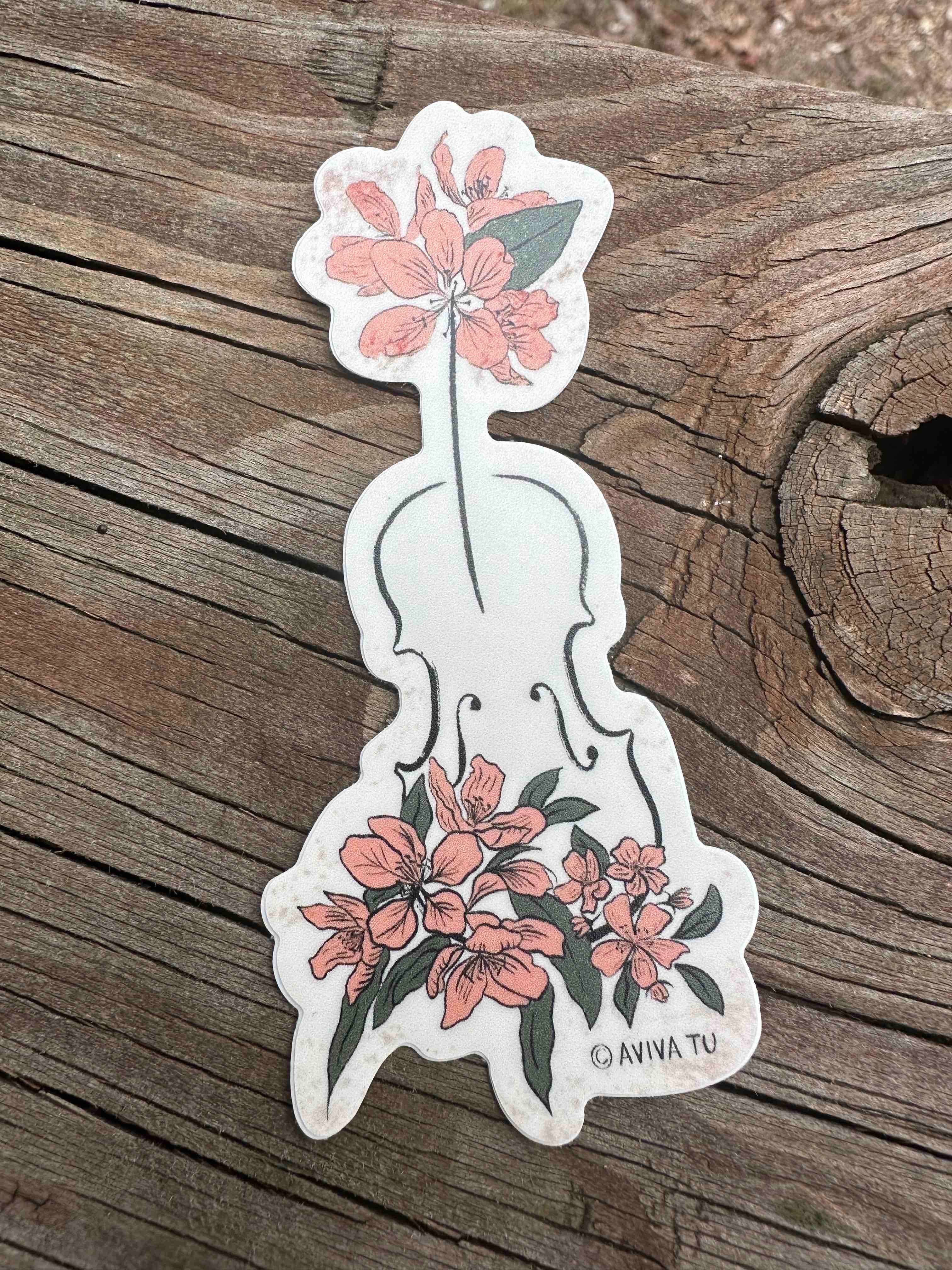 AVIVA TU LLC - Wholesale Sticker - Sticker-Botanical Music Instruments20