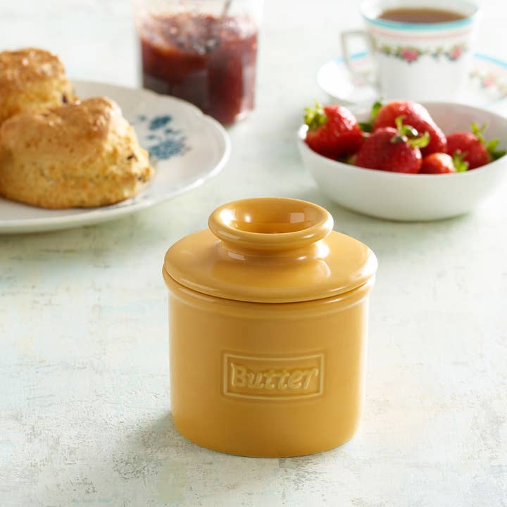 The Original Butter Bell® Crock - Wholesale Butter Dish - The Original Butter Bell® Crock - Cafe Golden Yellow