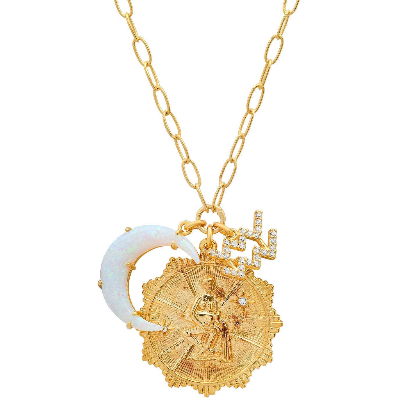 Fabula - Wholesale Pendant/Charm Necklace - 12 Constellation Horoscope Necklaces Astrology Jewelry Gifts10