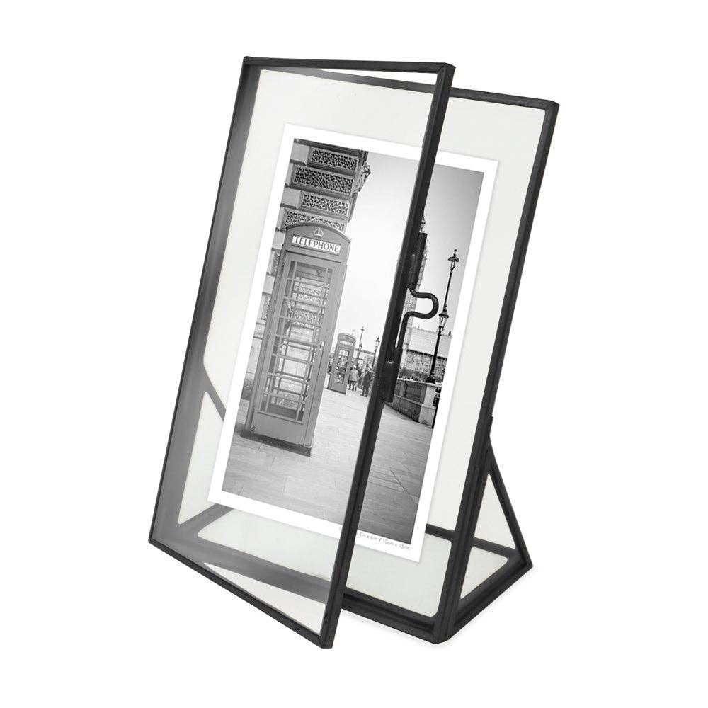 Isaac Jacobs International – Moldura por atacado – Porta-retrato metálico Isaac Jacobs com fecho tipo relicário e base33