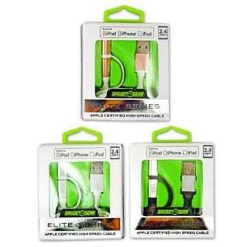 Novelty Brands - Wholesale Charging Cable - GADGET GEAR MULTI-HEAD LIGHTNING/MICRO-USB CABLE- 3 PER PACK0