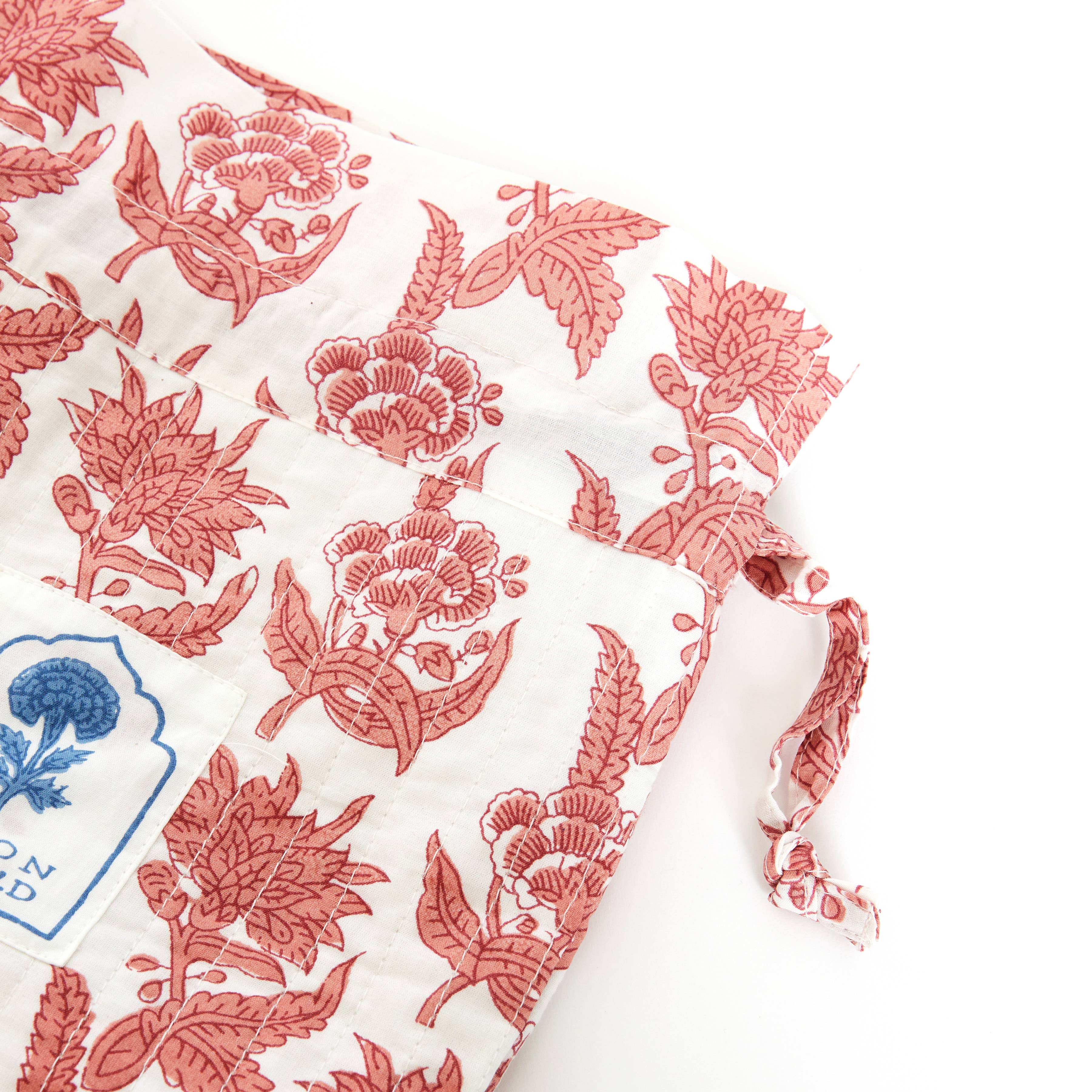 Maison Marigold - Wholesale Drawstring Bag - Women's - St. Barts Pink Travel Bags, Set of 37